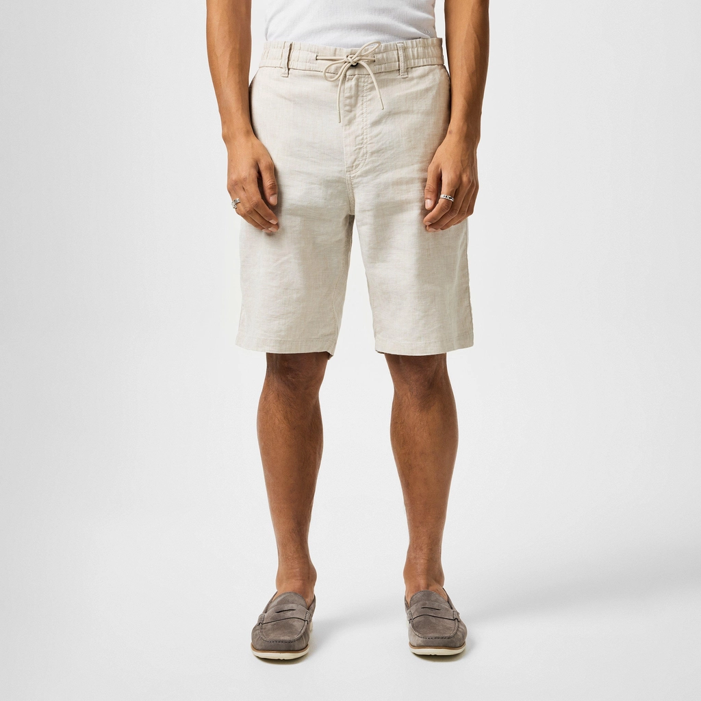 Hugo Boss Tapered Chino Shorts - Light Beige 271